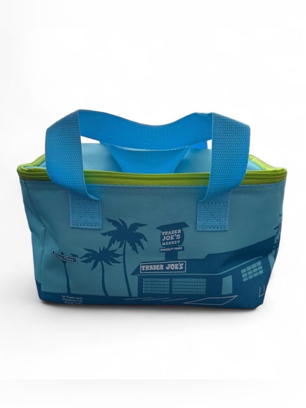 Trader Joe's blue mini cooler/lunch bag. NWOT. Great size, ready to use.